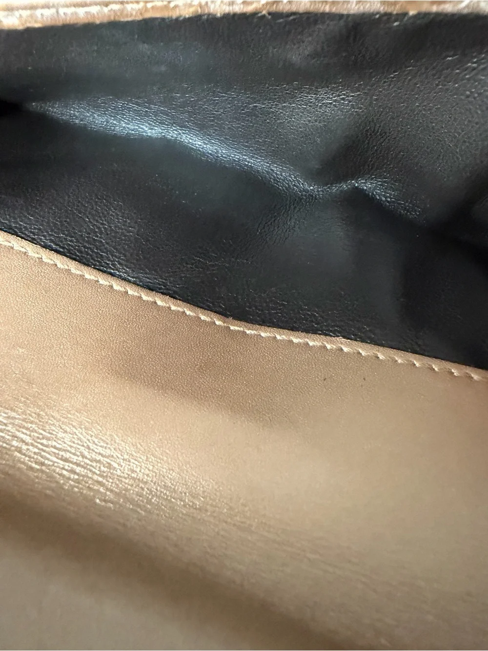 Gucci Metallic Pink Guccissima Leather Wallet w/ Gold Chain